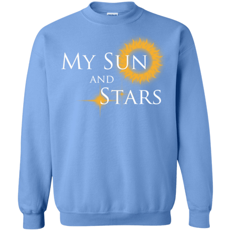 Sweatshirts Carolina Blue / Small My Sun And Stars Crewneck Sweatshirt
