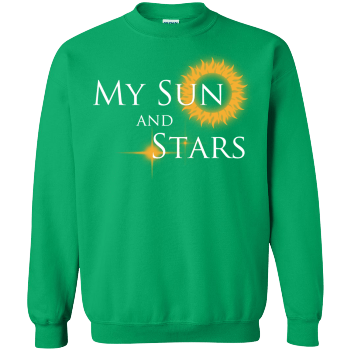 Sweatshirts Irish Green / Small My Sun And Stars Crewneck Sweatshirt