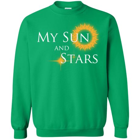 Sweatshirts Irish Green / Small My Sun And Stars Crewneck Sweatshirt