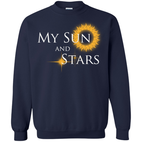 Sweatshirts Navy / Small My Sun And Stars Crewneck Sweatshirt