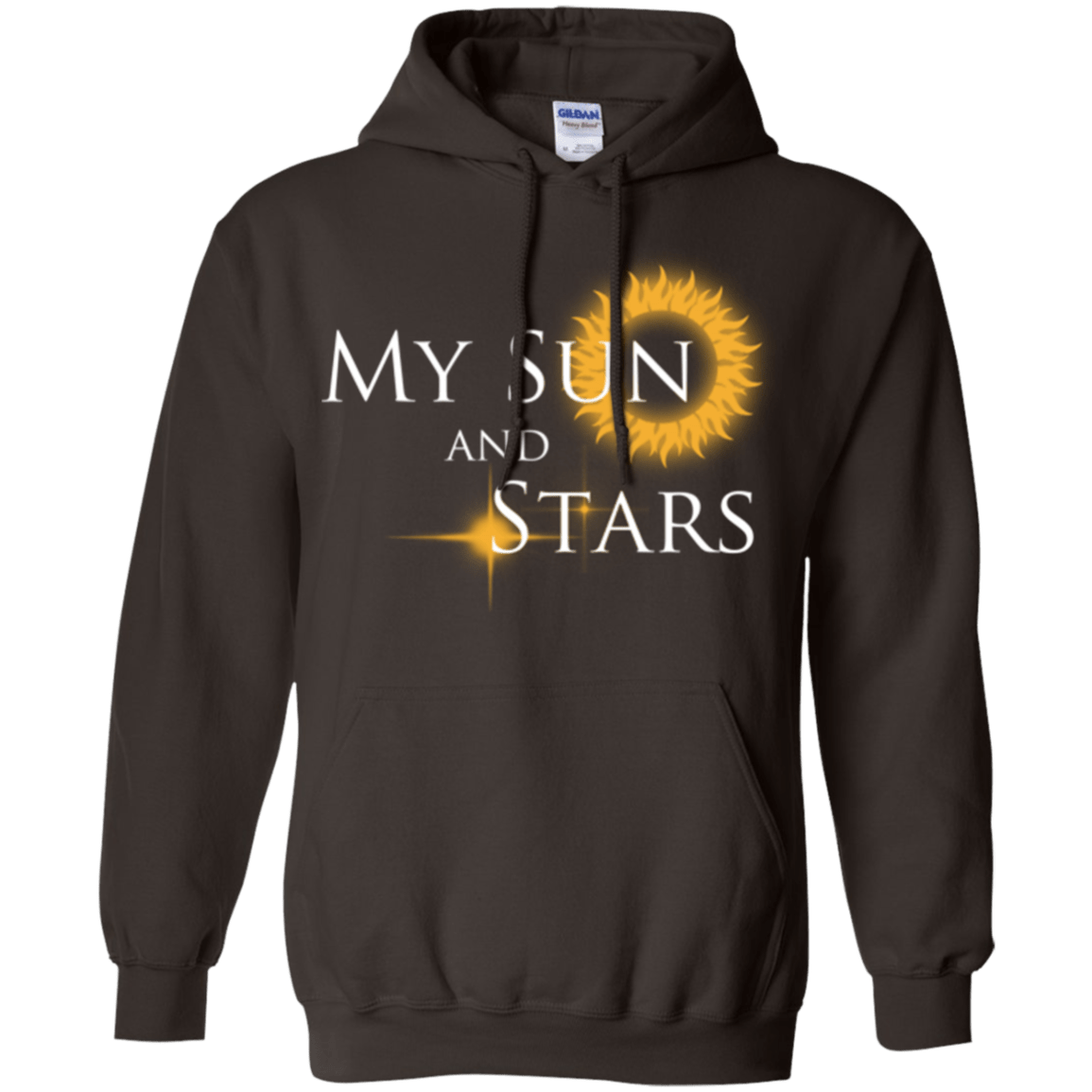 Sweatshirts Dark Chocolate / Small My Sun And Stars Pullover Hoodie