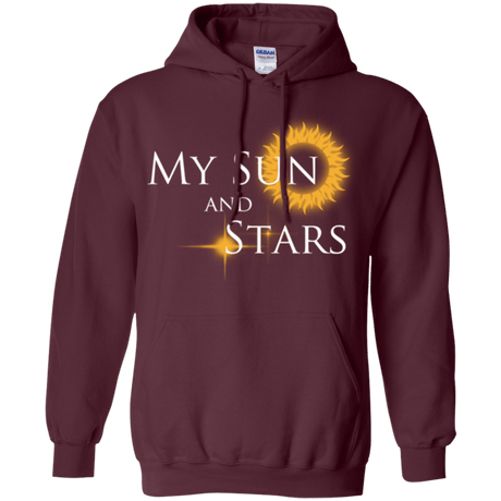 Sweatshirts Maroon / Small My Sun And Stars Pullover Hoodie