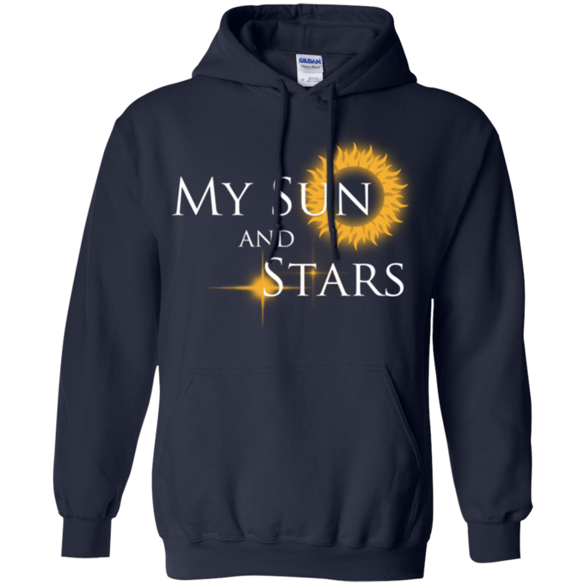 Sweatshirts Navy / Small My Sun And Stars Pullover Hoodie