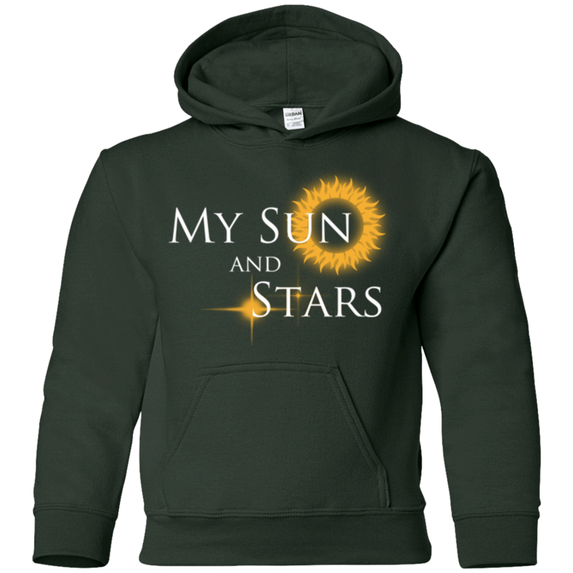 Sweatshirts Forest Green / YS My Sun And Stars Youth Hoodie