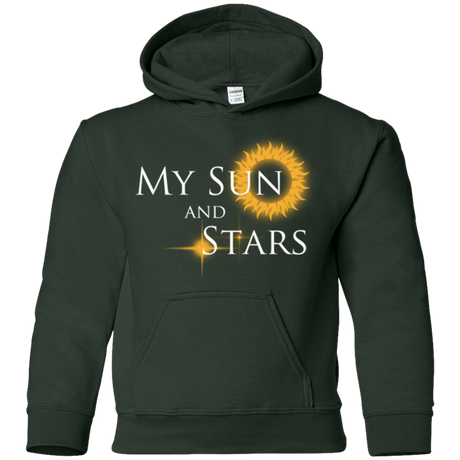 Sweatshirts Forest Green / YS My Sun And Stars Youth Hoodie