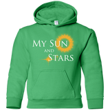 Sweatshirts Irish Green / YS My Sun And Stars Youth Hoodie