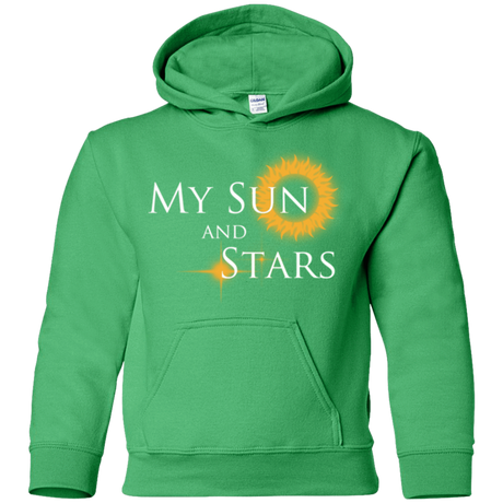 Sweatshirts Irish Green / YS My Sun And Stars Youth Hoodie