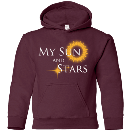 Sweatshirts Maroon / YS My Sun And Stars Youth Hoodie