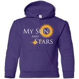 Sweatshirts Purple / YS My Sun And Stars Youth Hoodie
