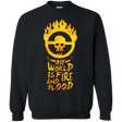 Sweatshirts Black / Small My World Is Fire Crewneck Sweatshirt