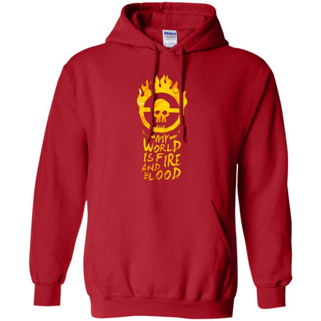 Sweatshirts Red / Small My World Is Fire Pullover Hoodie