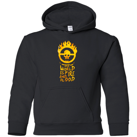 Sweatshirts Black / YS My World Is Fire Youth Hoodie