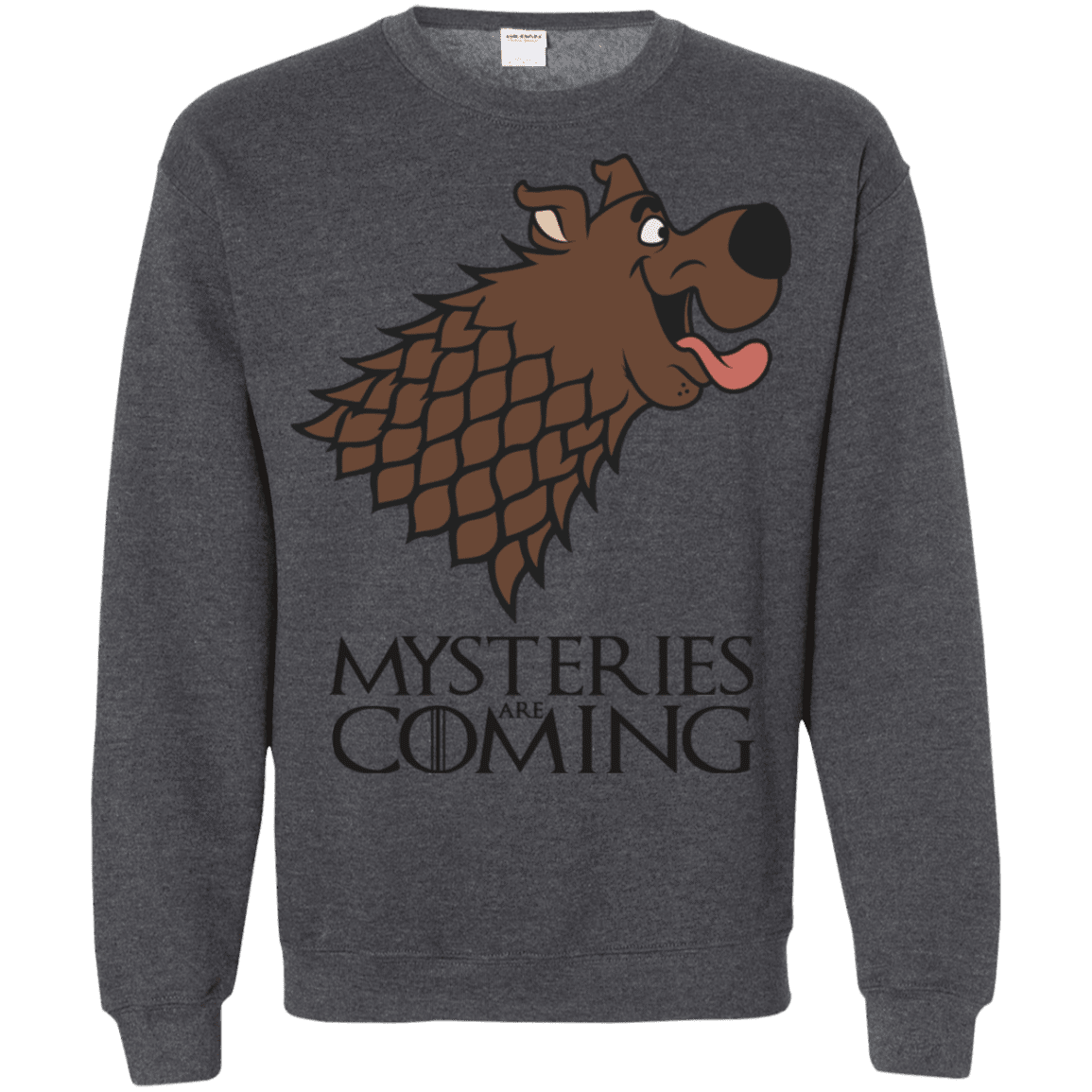 Sweatshirts Dark Heather / S Mysteries Are Coming Crewneck Sweatshirt