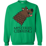 Sweatshirts Irish Green / S Mysteries Are Coming Crewneck Sweatshirt