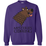 Sweatshirts Purple / S Mysteries Are Coming Crewneck Sweatshirt