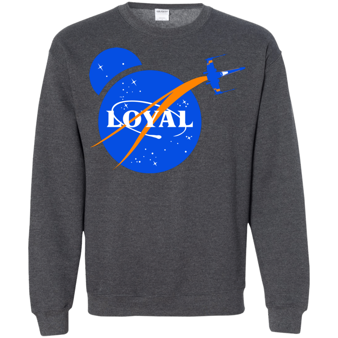 Sweatshirts Dark Heather / S Nasa Dameron Loyal Crewneck Sweatshirt