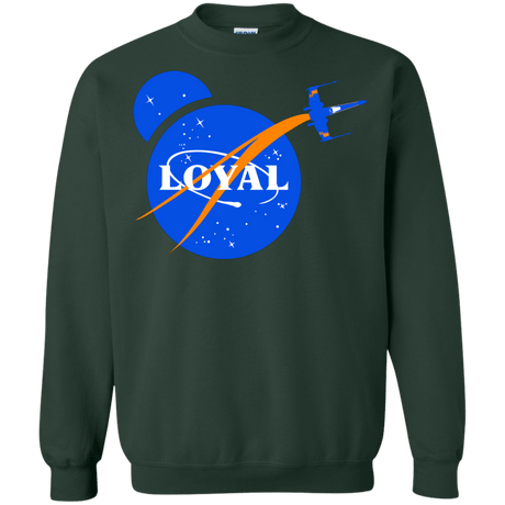 Sweatshirts Forest Green / S Nasa Dameron Loyal Crewneck Sweatshirt