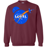 Sweatshirts Maroon / S Nasa Dameron Loyal Crewneck Sweatshirt