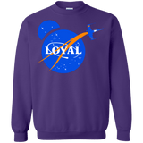 Sweatshirts Purple / S Nasa Dameron Loyal Crewneck Sweatshirt