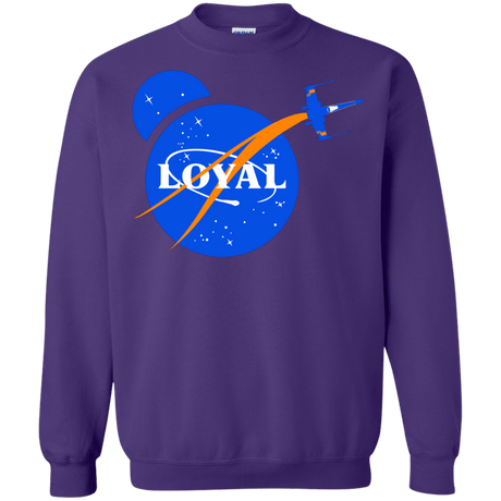 Sweatshirts Purple / S Nasa Dameron Loyal Crewneck Sweatshirt