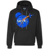 Sweatshirts Black / S Nasa Dameron Loyal Premium Fleece Hoodie
