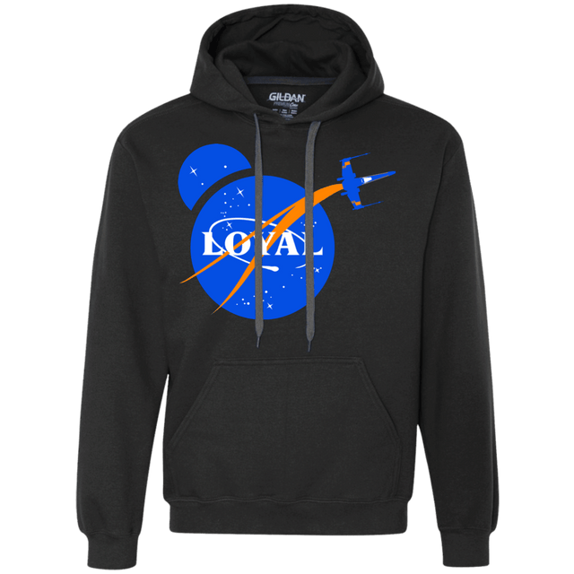 Sweatshirts Black / S Nasa Dameron Loyal Premium Fleece Hoodie