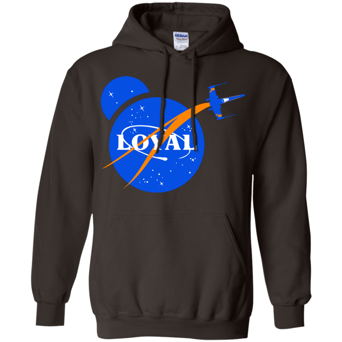 Sweatshirts Dark Chocolate / S Nasa Dameron Loyal Pullover Hoodie