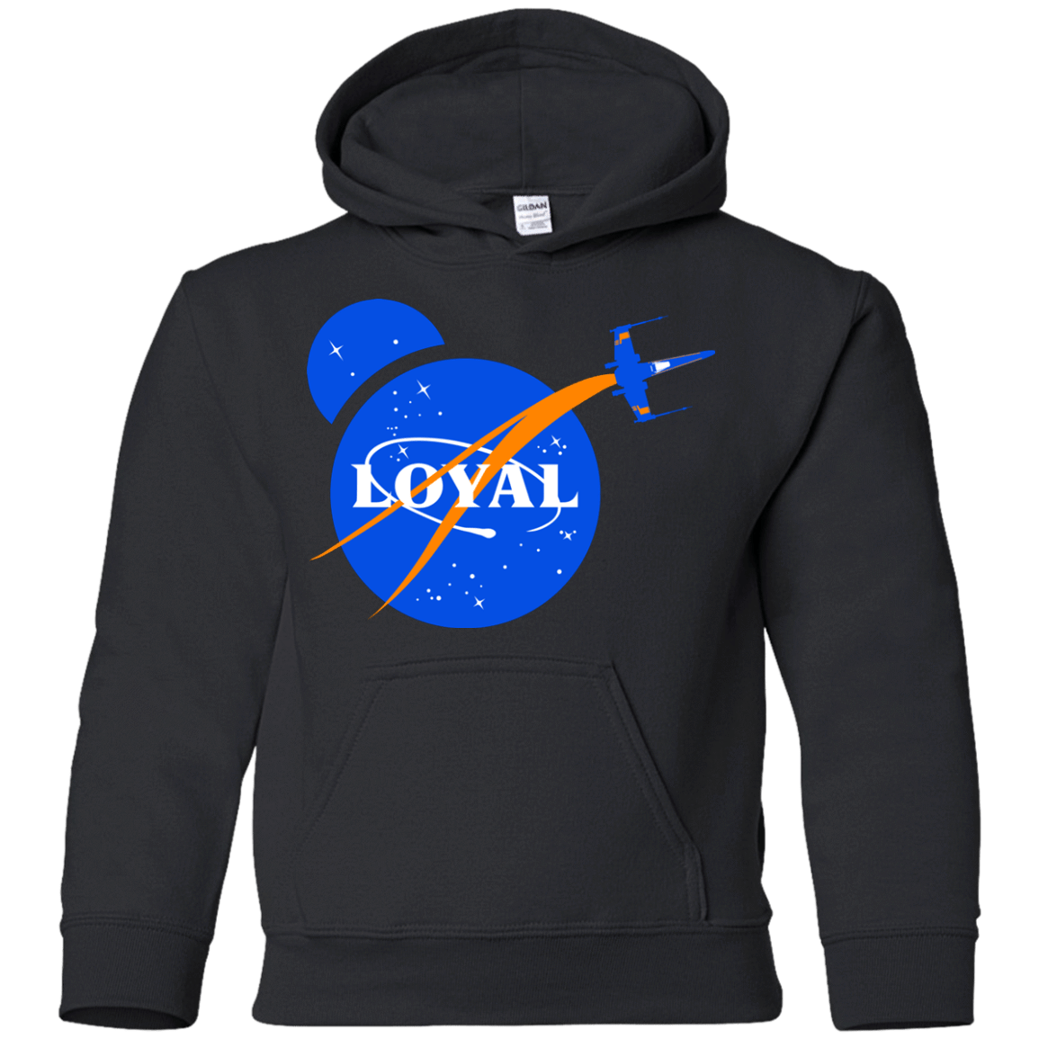 Sweatshirts Black / YS Nasa Dameron Loyal Youth Hoodie
