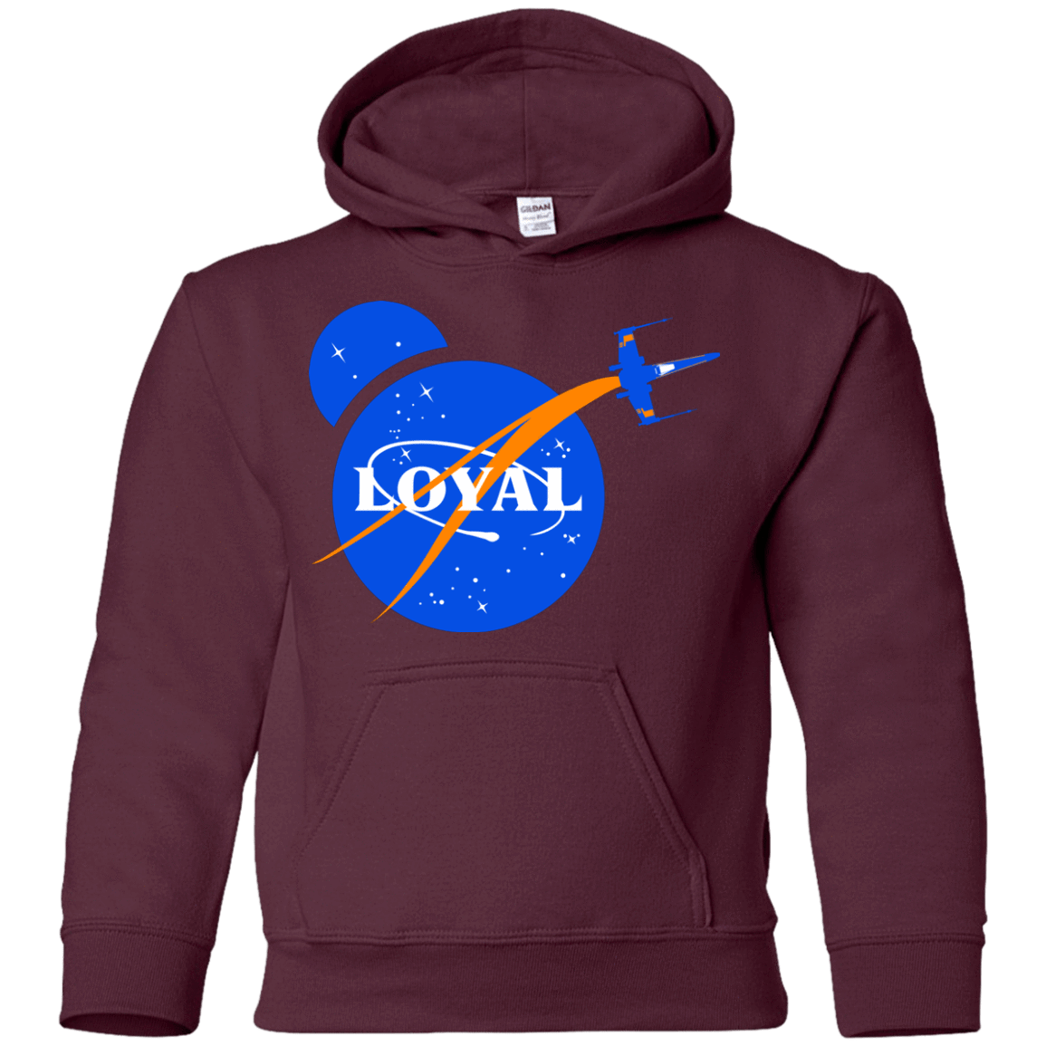 Sweatshirts Maroon / YS Nasa Dameron Loyal Youth Hoodie