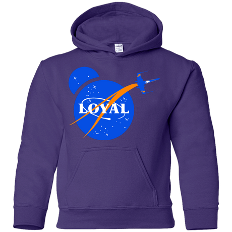 Sweatshirts Purple / YS Nasa Dameron Loyal Youth Hoodie