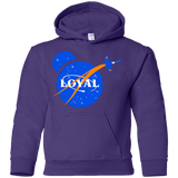 Sweatshirts Purple / YS Nasa Dameron Loyal Youth Hoodie