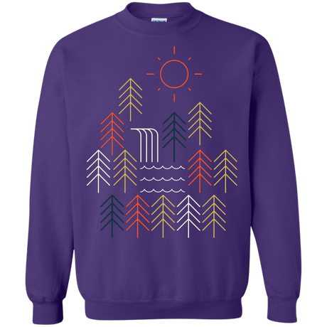 Sweatshirts Purple / S Nature Timestee Crewneck Sweatshirt