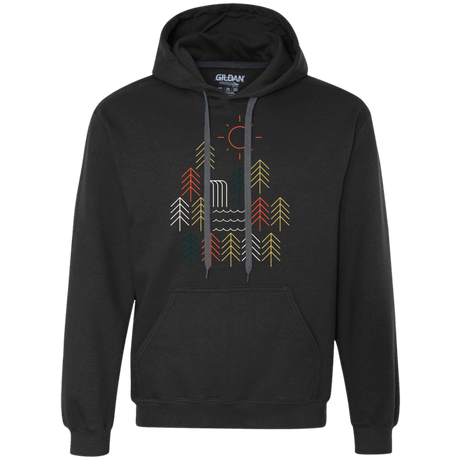 Sweatshirts Black / S Nature Timestee Premium Fleece Hoodie