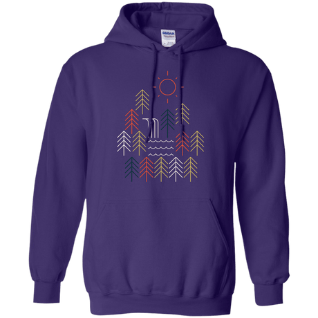 Sweatshirts Purple / S Nature Timestee Pullover Hoodie