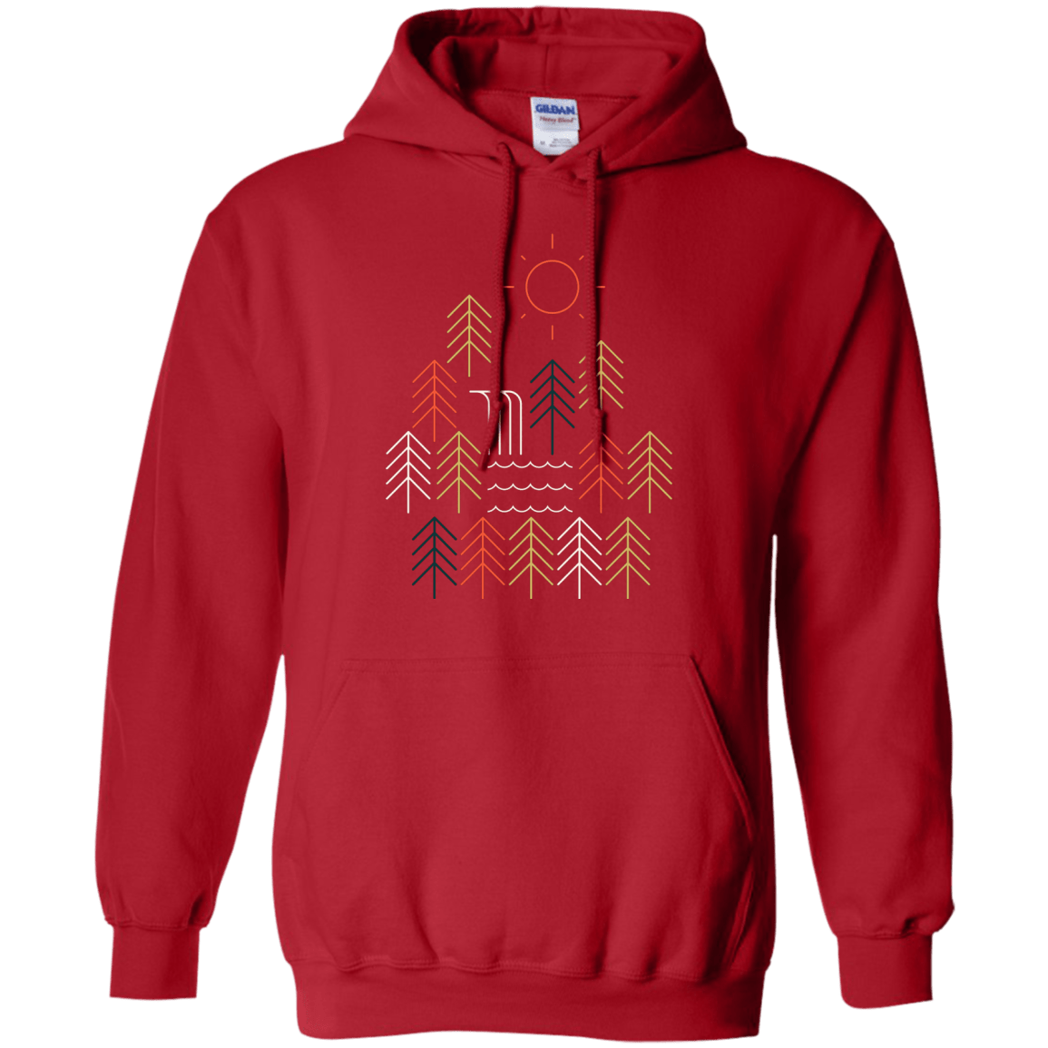 Sweatshirts Red / S Nature Timestee Pullover Hoodie