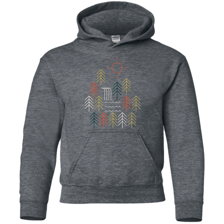 Sweatshirts Dark Heather / YS Nature Timestee Youth Hoodie