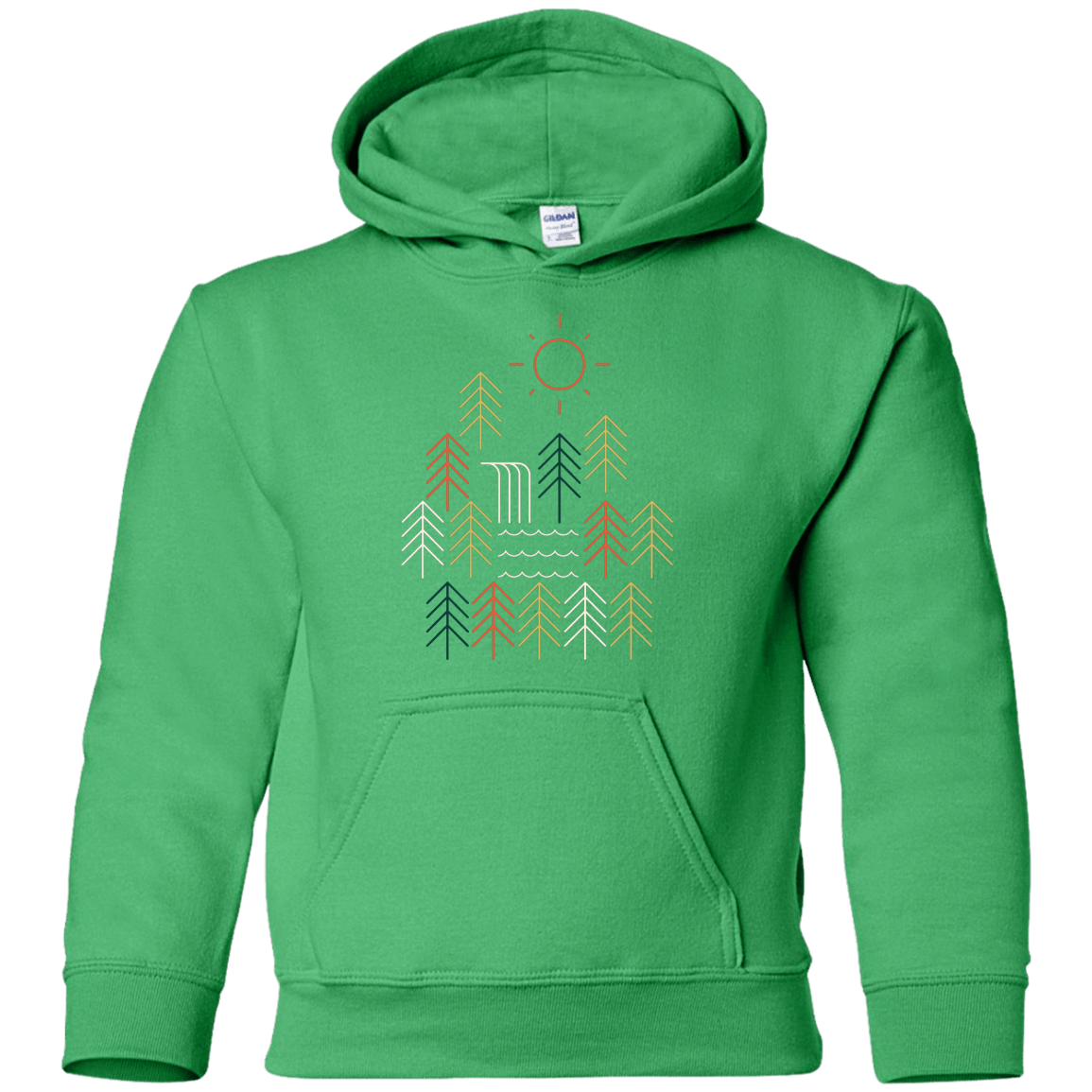 Sweatshirts Irish Green / YS Nature Timestee Youth Hoodie