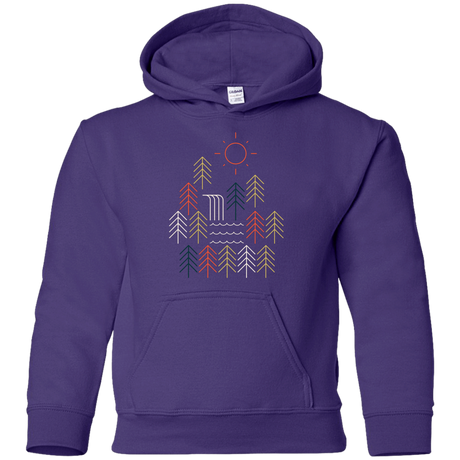 Sweatshirts Purple / YS Nature Timestee Youth Hoodie