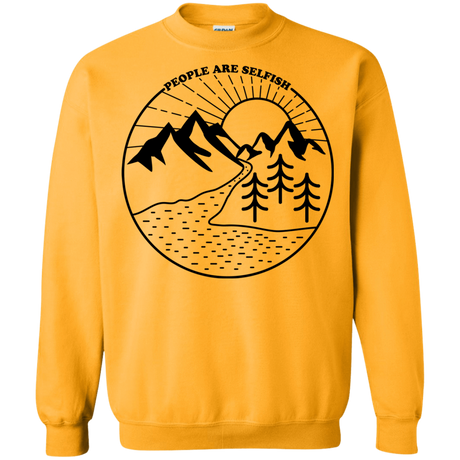 Sweatshirts Gold / S Nature vs. People Crewneck Sweatshirt