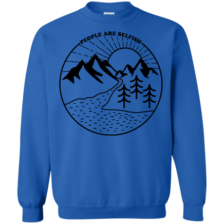 Sweatshirts Royal / S Nature vs. People Crewneck Sweatshirt