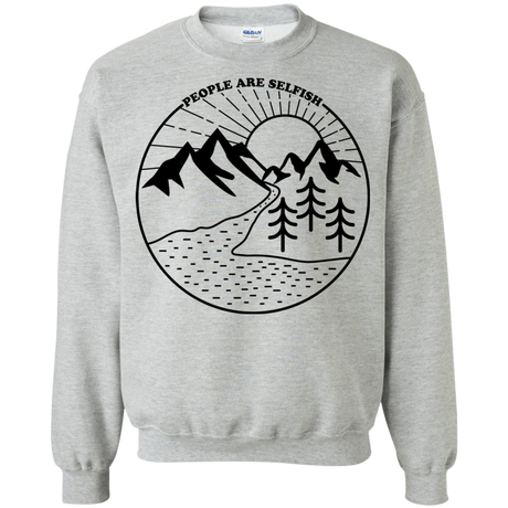 Sweatshirts Sport Grey / S Nature vs. People Crewneck Sweatshirt