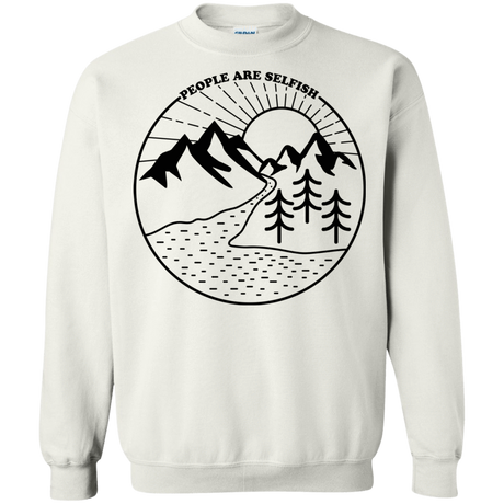 Sweatshirts White / S Nature vs. People Crewneck Sweatshirt