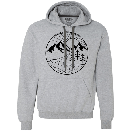 Sweatshirts Sport Grey / S Nature vs. People Premium Fleece Hoodie