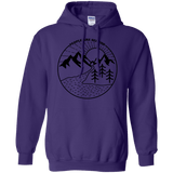 Sweatshirts Purple / S Nature vs. People Pullover Hoodie