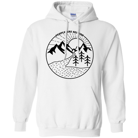 Sweatshirts White / S Nature vs. People Pullover Hoodie