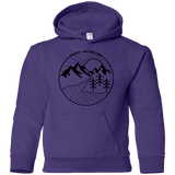 Sweatshirts Purple / YS Nature vs. People Youth Hoodie