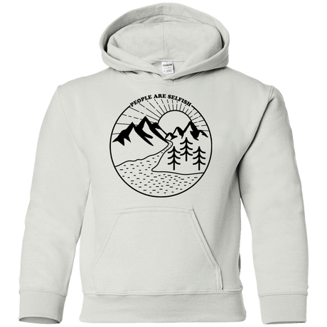 Sweatshirts White / YS Nature vs. People Youth Hoodie
