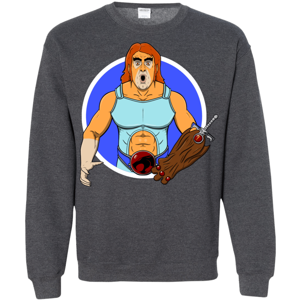 Sweatshirts Dark Heather / S Natureboy Woooo Crewneck Sweatshirt