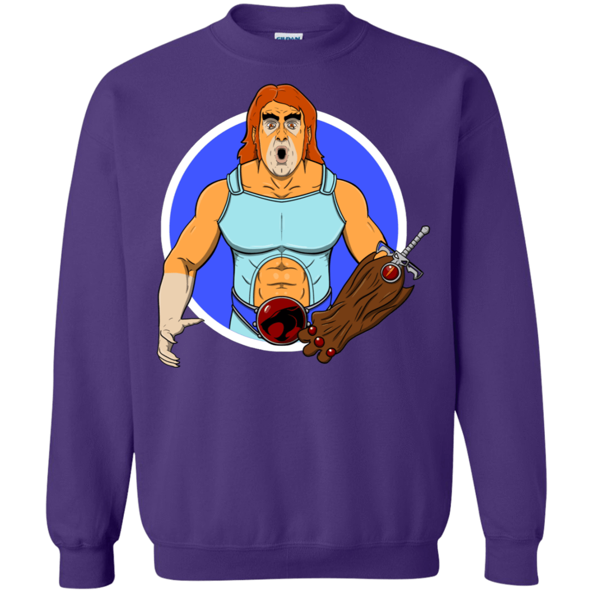 Sweatshirts Purple / S Natureboy Woooo Crewneck Sweatshirt