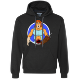 Sweatshirts Black / S Natureboy Woooo Premium Fleece Hoodie